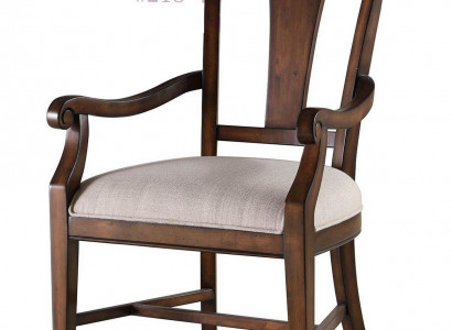 Classic chair dining room chair wood brown armrests armchair recliner chairs